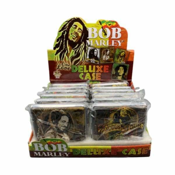 Deluxe Bob Marley Cigarette Case 12ct Display - Smoke Shop Wholesale. Done Right.