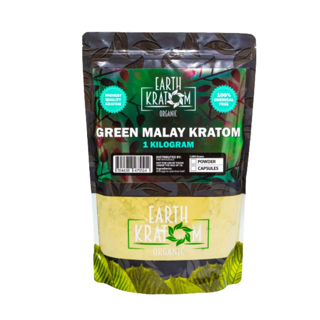 Earth Kratom Green Malay - Kilo Kratom Powder - Smoke Shop Wholesale. Done Right.