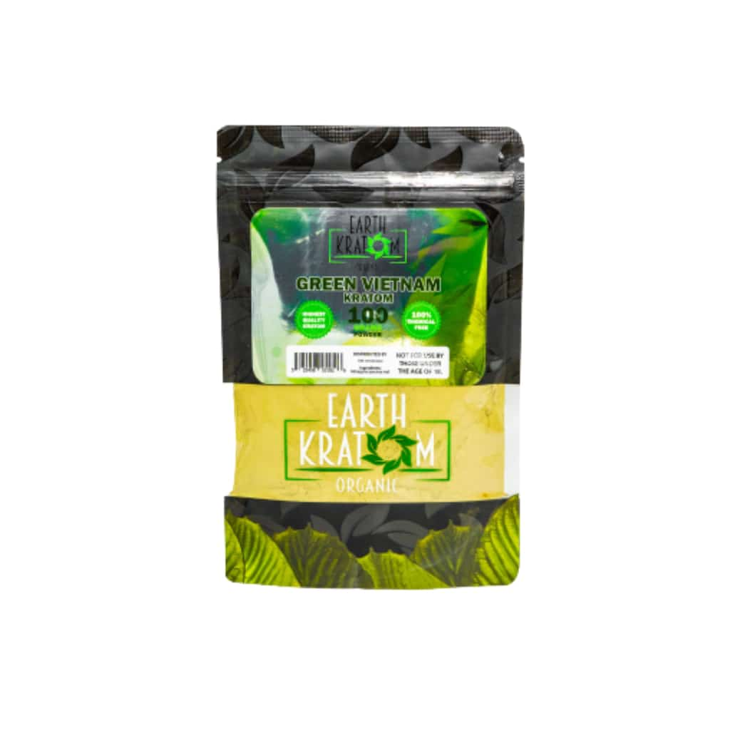 Earth Kratom Green Vietnam - 100g Kratom Powder - Smoke Shop Wholesale. Done Right.