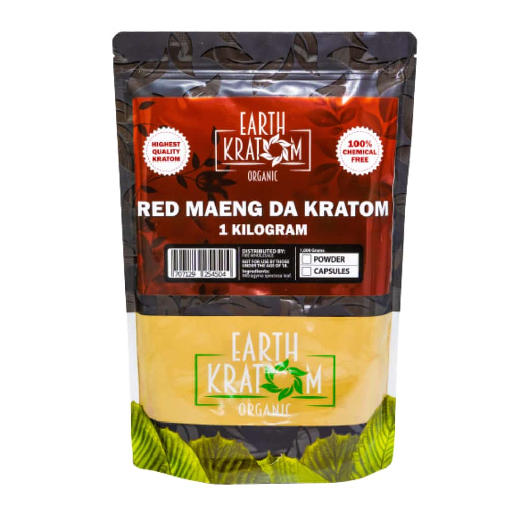 Earth Kratom Red Maeng Da - Kilo Kratom Powder - Smoke Shop Wholesale. Done Right.