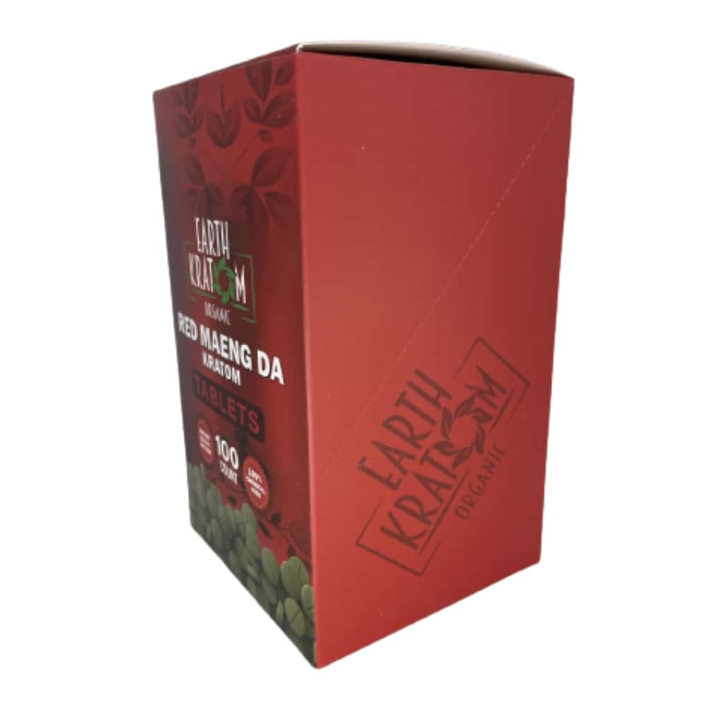 Earth Kratom Red Maeng Da Tablets - 100ct 6 ct Display - Smoke Shop Wholesale. Done Right.