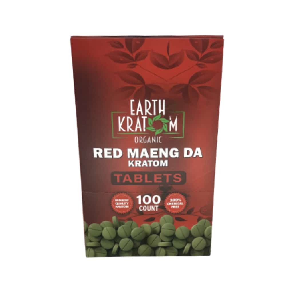 Earth Kratom Red Maeng Da Tablets - 100ct 6 ct Display - Smoke Shop Wholesale. Done Right.