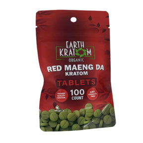 Earth Kratom Red Maeng Da Tablets - 100ct 6 ct Display - Smoke Shop Wholesale. Done Right.