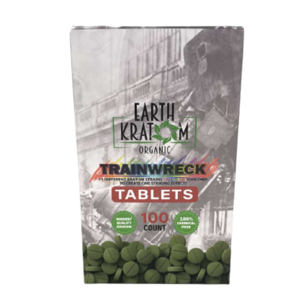 Earth Kratom Trainwreck Tablets - 100ct 6 ct display - Smoke Shop Wholesale. Done Right.