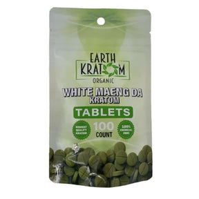 Earth Kratom White Maeng Da Tablets - 100ct 6 ct display. - Smoke Shop Wholesale. Done Right.