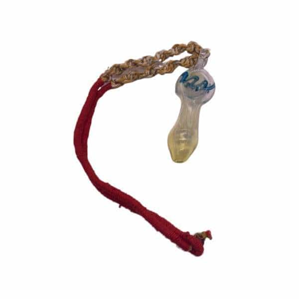 GLASS PIPE HEMP NECKLACE - Smoke Shop Wholesale. Done Right.