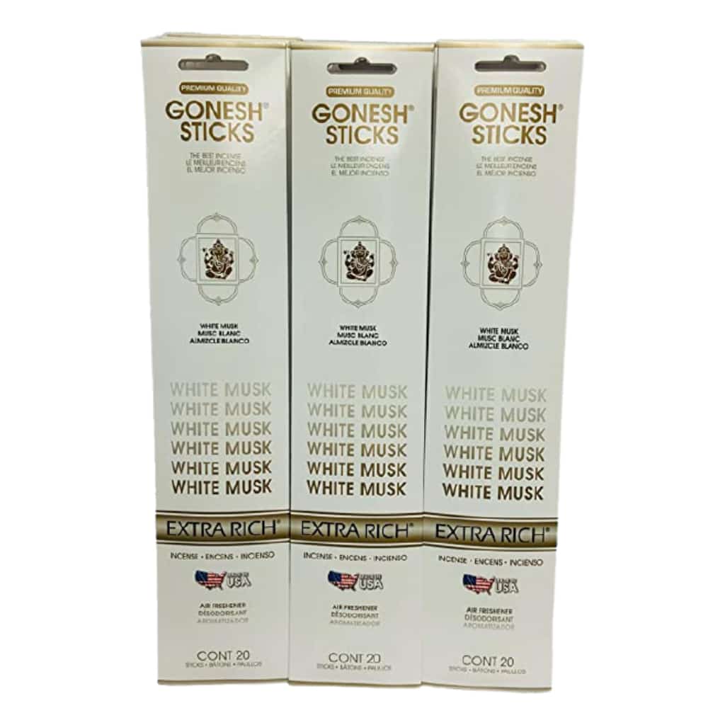 Gonesh Extra Rich Collection - White Musk Incense - Smoke Shop Wholesale. Done Right.