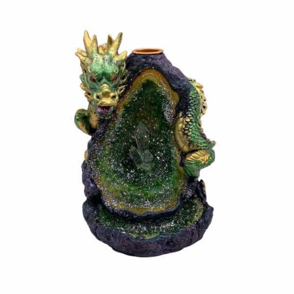 Green Dragon Crystal Backflow Burner - Smoke Shop Wholesale. Done Right.