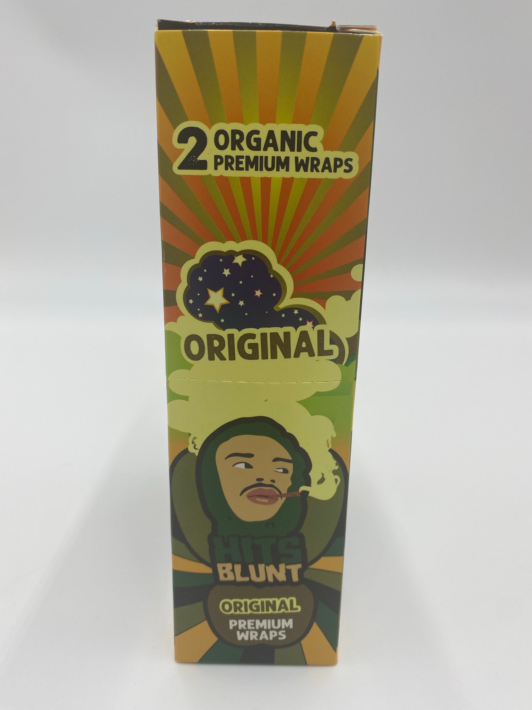 HITS BLUNT PREMIUM ORIGINAL NATURAL HEMP WRAPS 2 PK 25 CT BOX