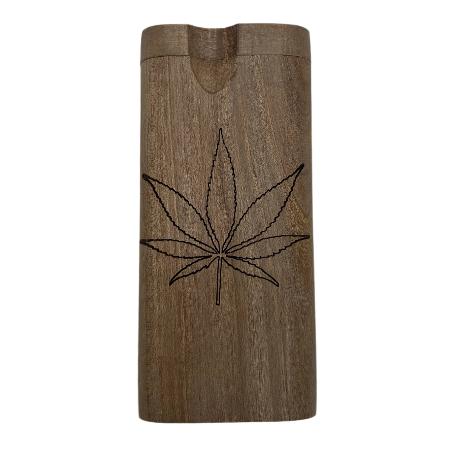 LARGE HEMP LEAF WOOD DUGOUT