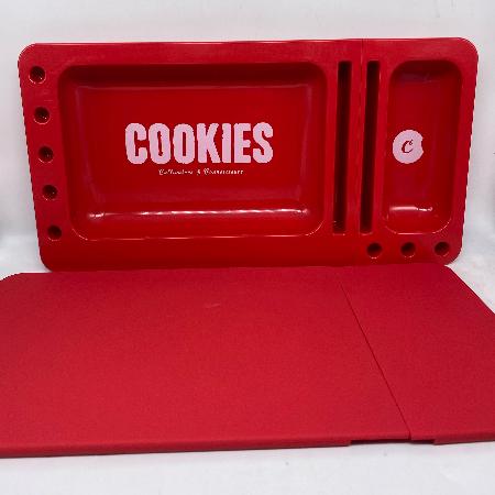 COOKIES V3 ROLLING TRAY 3.0 RED w/ Cover *****CLOSEOUT*****