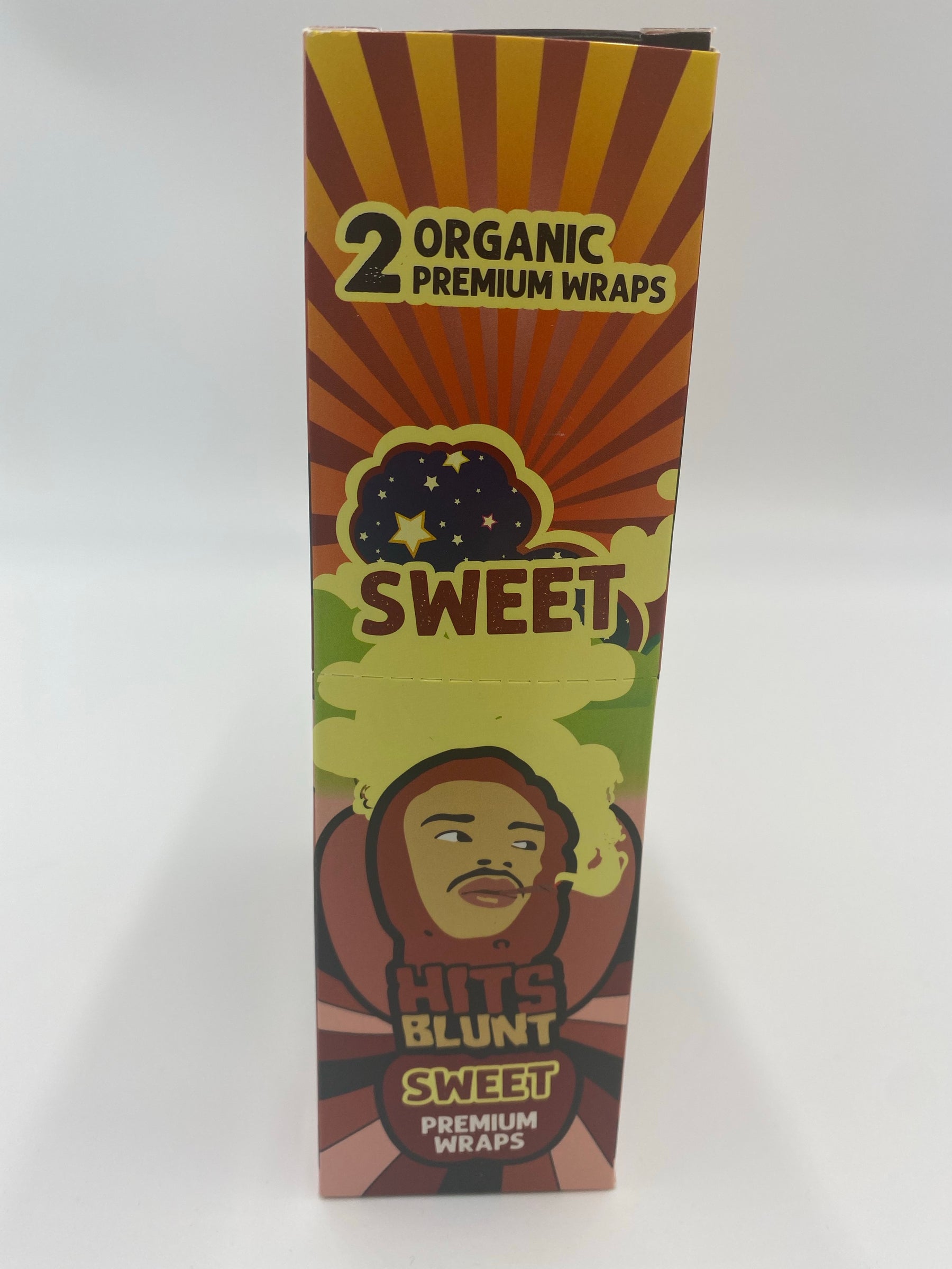 HITS BLUNT PREMIUM SWEET NATURAL HEMP WRAPS 2 PK 25 CT BOX