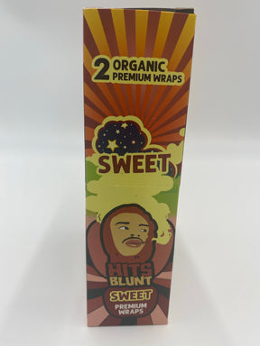 HITS BLUNT PREMIUM SWEET NATURAL HEMP WRAPS 2 PK 25 CT BOX