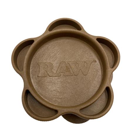 RAW 2 PC HEMP PLASTIC FINE GRIND GRIPPER GRINDER 12CT DISPLAY