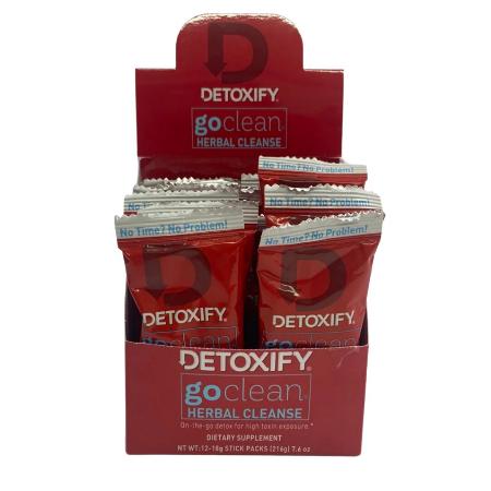 DETOXIFY GO CLEAN (NT) 12 CT DISPLAY