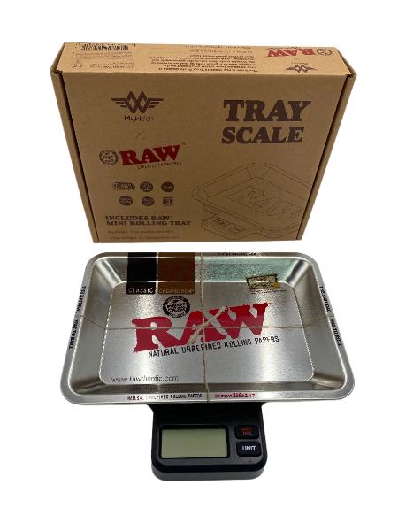 MY WEIGH X RAW TRAY SCALE ( INCLUDES RAW MINI ROLLING TRAY)