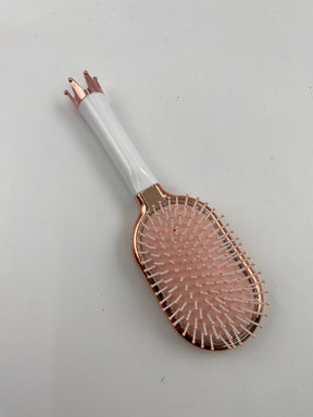 Functional Paddle Hair Brush Stash Can