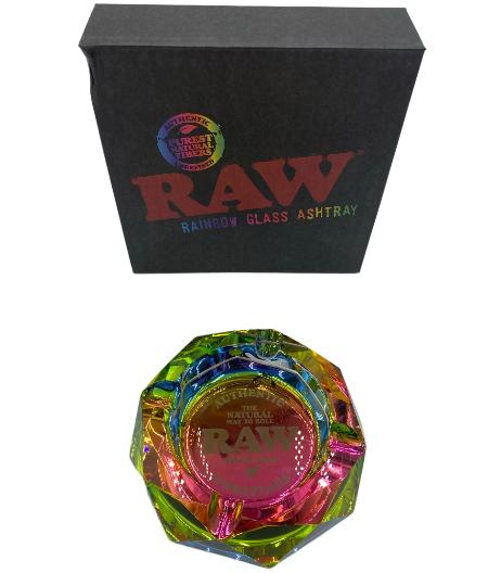 raw rainbow ash tray with box