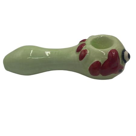 CERAMIC GREEN CREATURE PIPE