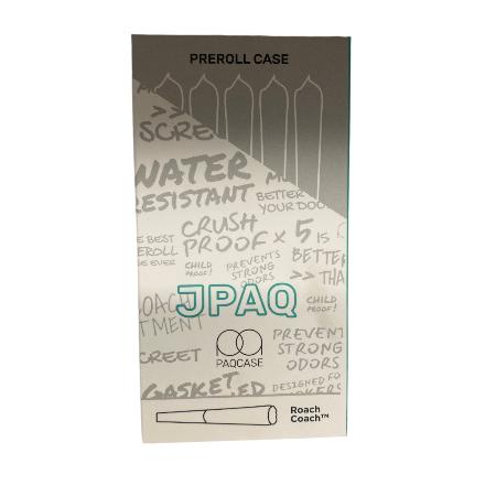 JPAQ PAQ CASE WHITE "ROACH COACH" (FITS FIVE 84MM - 110MM PRE-ROLLS) ** CLOSEOUT **