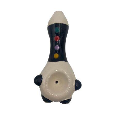 CERAMIC PANDA SPOON PIPE