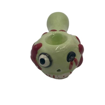 CERAMIC GREEN CREATURE PIPE