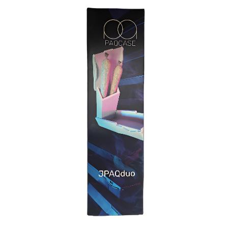 JPAQ DUO PAQ CASE BLACK (FITS TWO .5 - 1.25 GRAM PRE-ROLLS) ** CLOSEOUT **