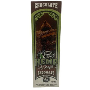 BLUNT WRAP HEMP WRAP CHOCOLATE W/ TIP & CBD 15 CT BOX 4 WRAPS PER PK