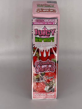 Juicy Jays Terp Enhanced Strawberry Sherbert Wraps