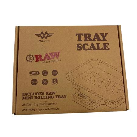 MY WEIGH X RAW TRAY SCALE ( INCLUDES RAW MINI ROLLING TRAY)