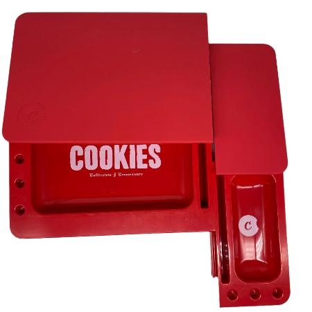 COOKIES V3 ROLLING TRAY 3.0 RED w/ Cover *****CLOSEOUT*****