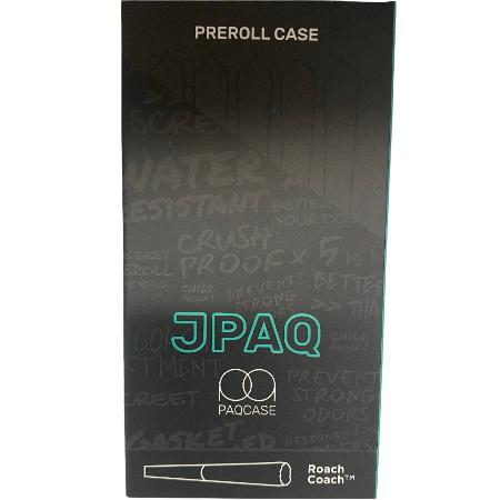 JPAQ PAQ CASE BLACK "ROACH COACH" (FITS FIVE 84MM-98MM PRE-ROLLS) ** CLOSEOUT **