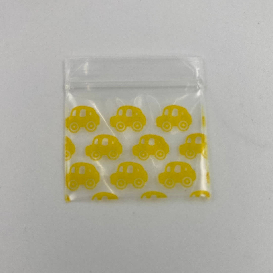 Apple Brand 1 1/4"x1" Yellow Cab Ziplock Bag