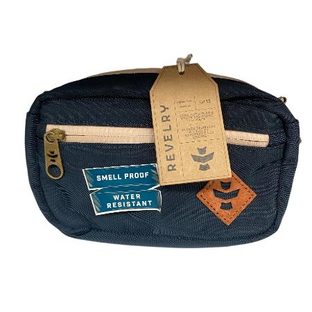 REVELRY COMPANION CROSSBODY SMELL PROOF BAG -NAVY  *** CLOSEOUT ***