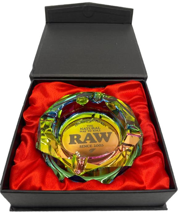 Raw Rainbow ash tray in box