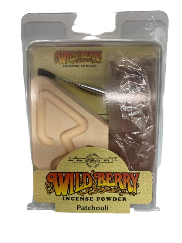 WILDBERRY PATCHOULI INCENSE POWDER AND BURNER SET