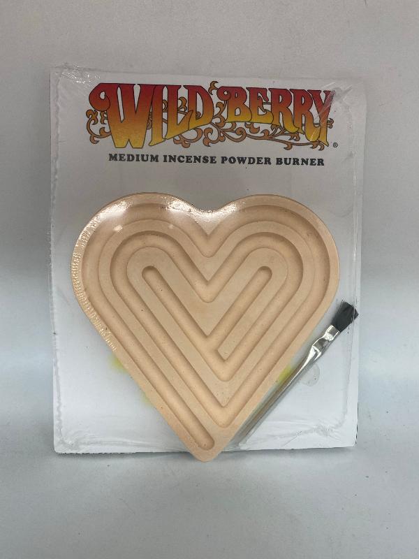 WILDBERRY POWDER INCENSE HEART BURNER