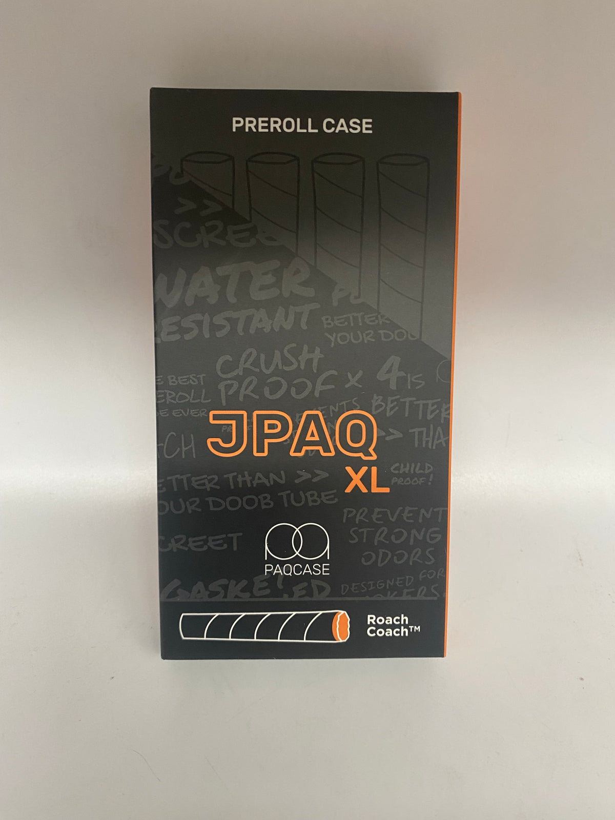 JPAQ PAQ CASE BLACK XL "ROACH COACH" (FITS FOUR 84MM-110MM PRE-ROLLS) ** CLOSEOUT **