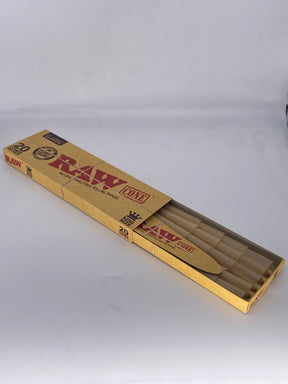 RAW CLASSIC KING SIZE (109MM X 26MM) CONES 20PK 12 CT BOX