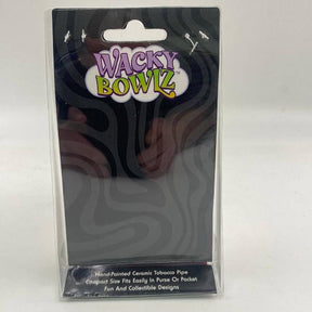 WACKY BOWLZ CERAMIC MONKEY PIPE (CLAM SHELL PACKAGING)