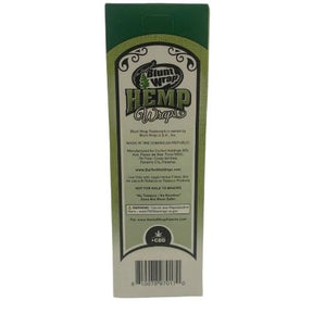 BLUNT WRAP HEMP WRAP WATERMELON W/ TIP & CBD 15 CT BOX 4 WRAPS PER PK