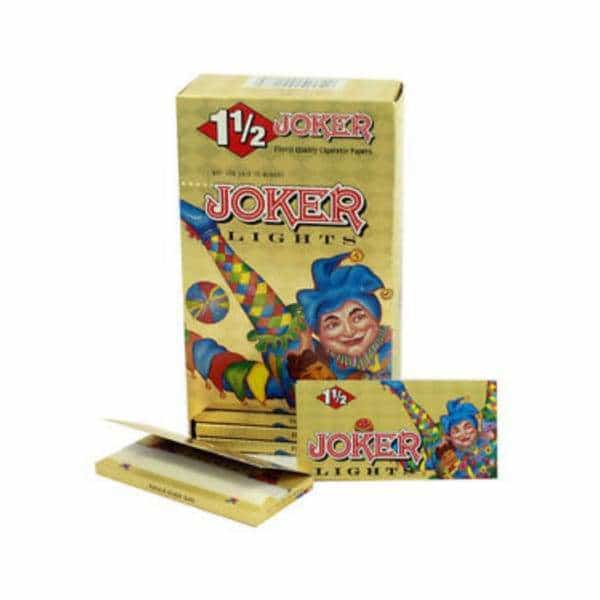 Joker 1 1/2 Light Rolling Papers - Smoke Shop Wholesale. Done Right.