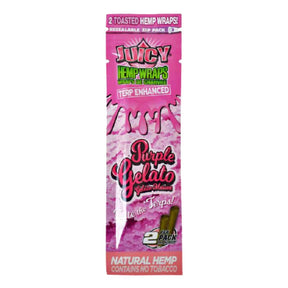 Juicy Jay’s Terp Enhanced Purple Gelato Hemp Wrap - Smoke Shop Wholesale. Done Right.