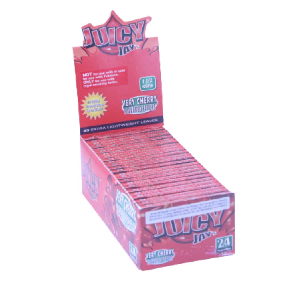 Juicy Jay’s Very Cherry 1 1/2 Rolling Papers - Smoke Shop Wholesale. Done Right.