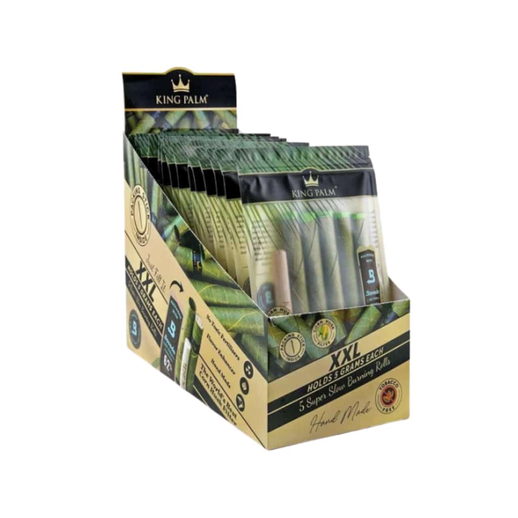 King Palm XXL Size 5 Pack - 15ct Display - Smoke Shop Wholesale. Done Right.