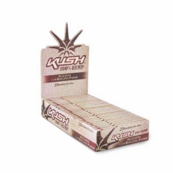 Kush 100% Hemp 1 1/4 Rolling Paper - Smoke Shop Wholesale. Done Right.