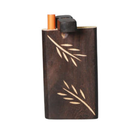 Large Dark Wood Dugout - Smoke Shop Wholesale. Done Right.
