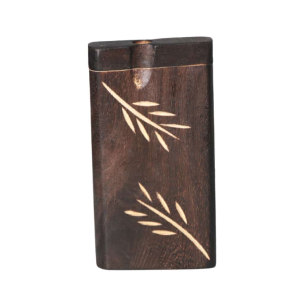 Large Dark Wood Dugout - Smoke Shop Wholesale. Done Right.