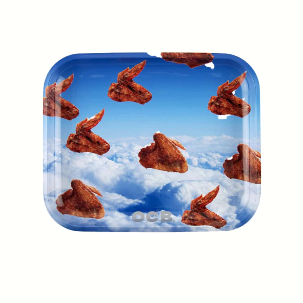 Large OCB Chicken Wing Rolling Tray - Smoke Shop Wholesale. Done Right.