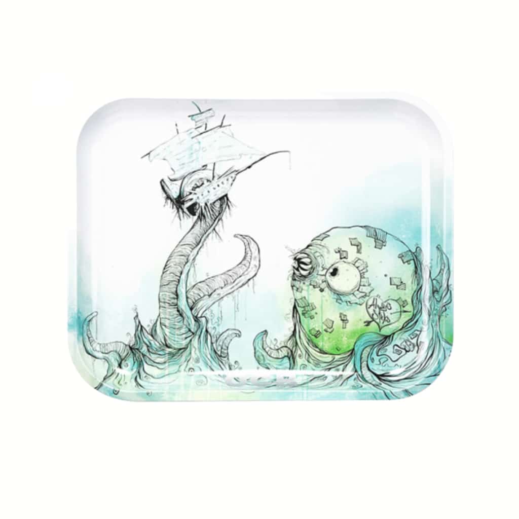 Large OCB Sea Monster Rolling Tray - Smoke Shop Wholesale. Done Right.